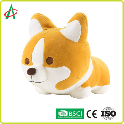 ODM Shiba Inu Stuffed Toy , EN71-1-2-3 Cute Corgi Plush Pillow