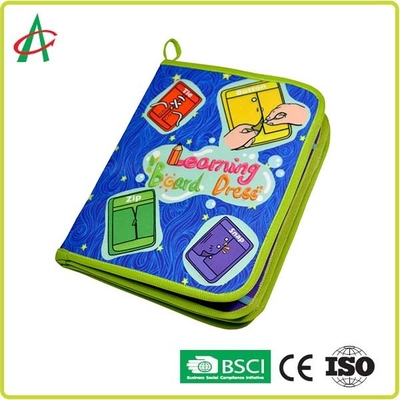 25cm Baby 3d Cloth Book , SNAS Animal Books For Preschoolers