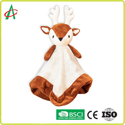 AZO Free 10 Inches Baby Appease Towel With Stuffed Toy