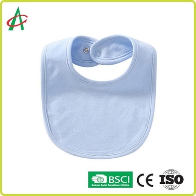 Adjustable Snap Muslin Baby Bibs , 22x24cm Waterproof Bibs For Babies