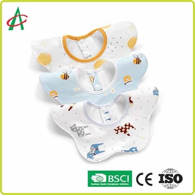 BPA Free Newborn Baby Bibs Comfortable Cotton 360 Degree Rotation