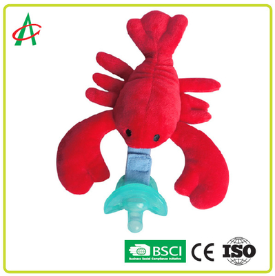 Washable Pacifier Plush Toy Pacifier Clip CE/BSCI Certificate