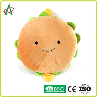 0.1kgs Hamburger Pet Plush Toy Three Charming Sounds