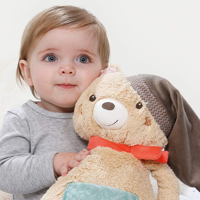SNAS Soft Toy Bear Bright Colors 44x24x13cm For 0-4 Years Old