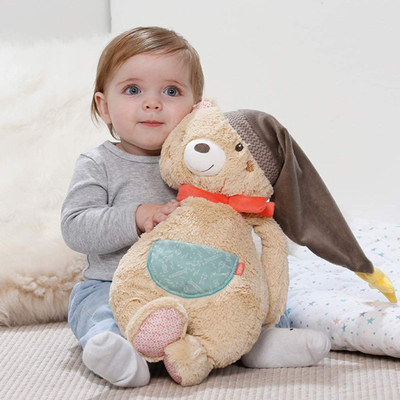 SNAS Soft Toy Bear Bright Colors 44x24x13cm For 0-4 Years Old