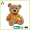 ISO9001 25CM Plush Teddy Bears Washable Premium Materials With Yellow Clothes