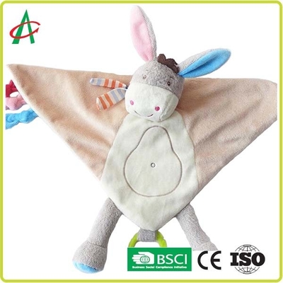 Soft Boa Newborn Comforter Toy , 13&quot; Donkey Stuffed Animal