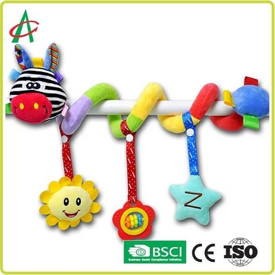 35cmx18cm Elephant Spiral Pram Toy Non Toxic For Babies