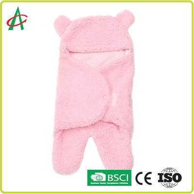 H55cm Fluffy Infant Sleeping Bag Ultra Soft Multi Functional