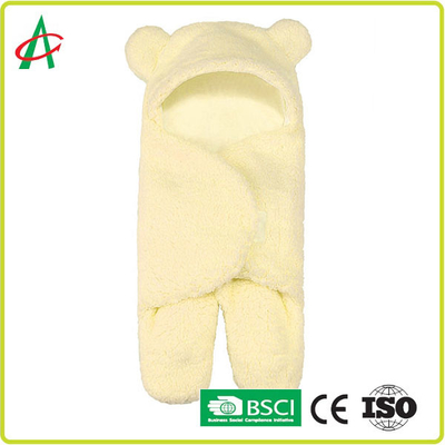 H55cm Fluffy Infant Sleeping Bag Ultra Soft Multi Functional