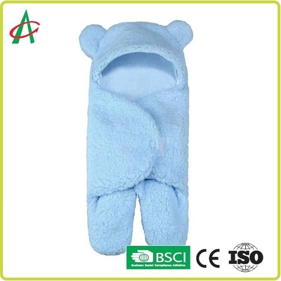 H55cm Fluffy Infant Sleeping Bag Ultra Soft Multi Functional