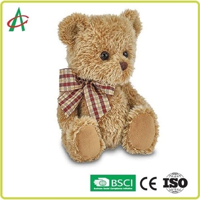 10.5&quot;X 7&quot; Shaggy Brown Plush Teddy Bear For Valentine Gift