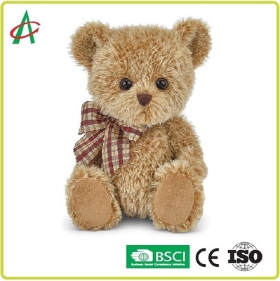 10.5&quot;X 7&quot; Shaggy Brown Plush Teddy Bear For Valentine Gift