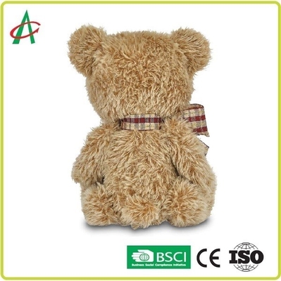 10.5&quot;X 7&quot; Shaggy Brown Plush Teddy Bear For Valentine Gift