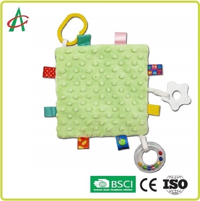 7.5&quot; Baby Sleep Towel , Soft Appease Tag Security Blanket
