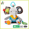 6 Inch Baby Animal Plush Toys , Elephant Rattle Toy CE Certified