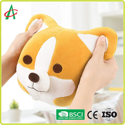 ODM Shiba Inu Stuffed Toy , EN71-1-2-3 Cute Corgi Plush Pillow