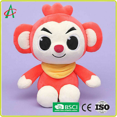 OEM 8'' Baby Animal Plush Toys , Monkey Plush Doll BSCI certificate