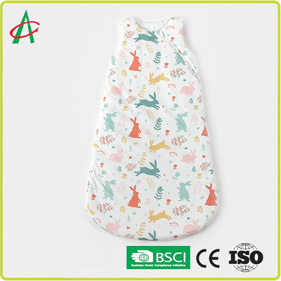 CE Quilted Sleeveless Infant Sleeping Bag With Zipper