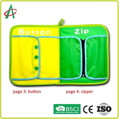 25cm Baby 3d Cloth Book , SNAS Animal Books For Preschoolers