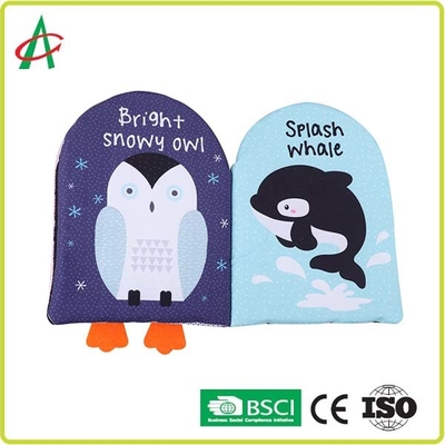 22cmx28cm Cloth Story Books For Babies Ocean Cartoon Character