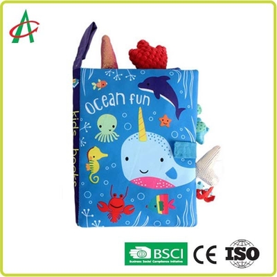 23cm Soft Books For Infants , ISO9001 Rag Books For Babies