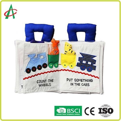 Pre school 20x26cm Soft Books For Infants Stimulate Visual And Auditory Sense