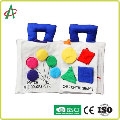 Pre school 20x26cm Soft Books For Infants Stimulate Visual And Auditory Sense