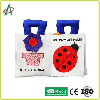 Pre school 20x26cm Soft Books For Infants Stimulate Visual And Auditory Sense