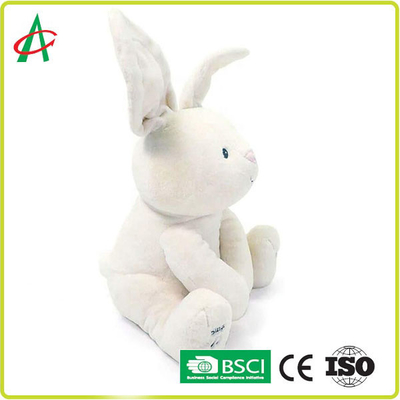 Children Educational 30cm Musical Plush Toys Rabbit Stuffed Bunny