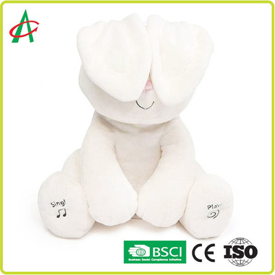 Children Educational 30cm Musical Plush Toys Rabbit Stuffed Bunny