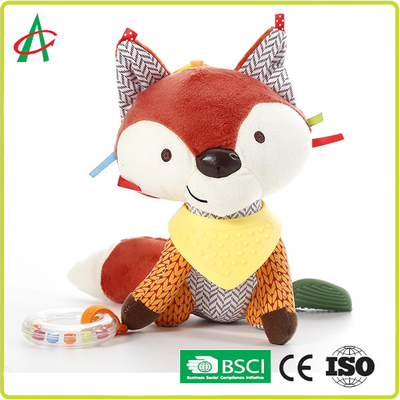 25cm Baby Plush Rattle Cute Fox Music Playing EN71 Standard