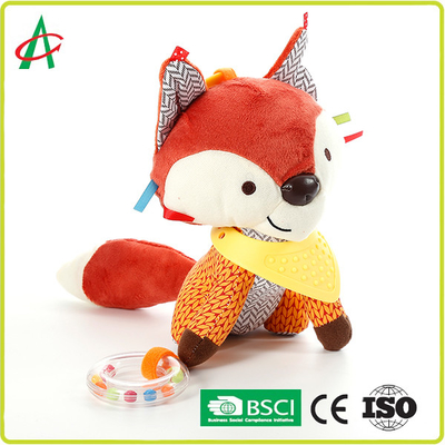 25cm Baby Plush Rattle Cute Fox Music Playing EN71 Standard