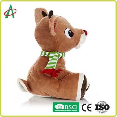 Reindeer Musical Stuffed Animals For Infants 8.5 Inches