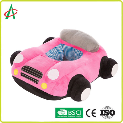 L70cm Sit And Learn Car , ASTM Stuffed Toy Car Polyester Fabric