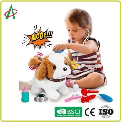 9.8'' Interactive Stuffed Puppy Walking barking singing