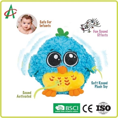 Sound Activated Musical Soft Toys For Babies 6.26''X6.1''X5.35''