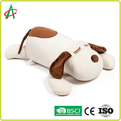 Soft Spandex Plush Toys Pillows Dog Shaped Pillow In 17.5 X 9 Inch Size