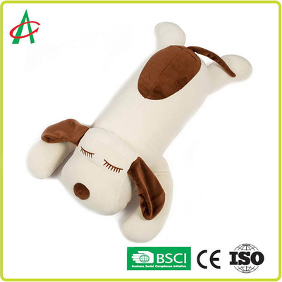 Soft Spandex Plush Toys Pillows Dog Shaped Pillow In 17.5 X 9 Inch Size