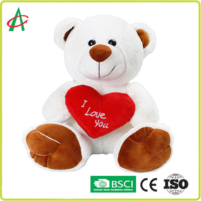 Angelber 33cm Teddy Bear Hugging A Heart Super Soft 100 Safe Material