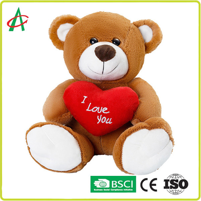 Angelber 33cm Teddy Bear Hugging A Heart Super Soft 100 Safe Material