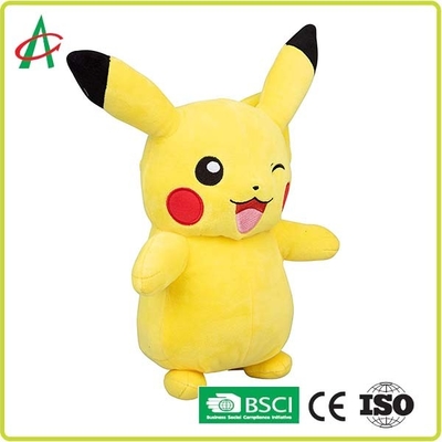 12&quot; Pikachu Stuffed Animal Embroidery with handcraft