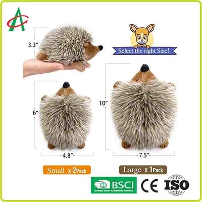 Angelber Squeaky Hedgehog Dog Toy 3.5" 7" For Chewing And Playing