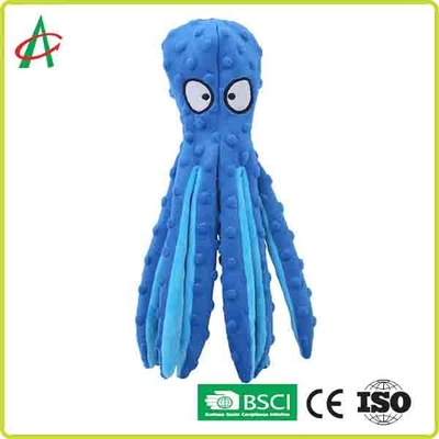 32cm*8cm Indestructible Pet Plush Toy Chew Proof Embroidered Eyes