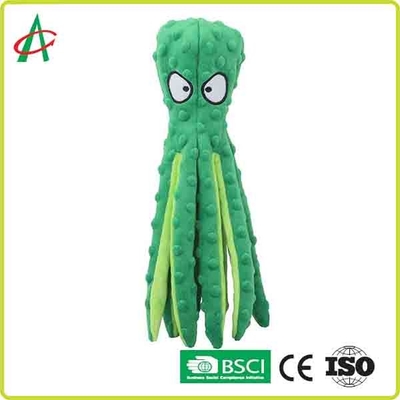 32cm*8cm Indestructible Pet Plush Toy Chew Proof Embroidered Eyes