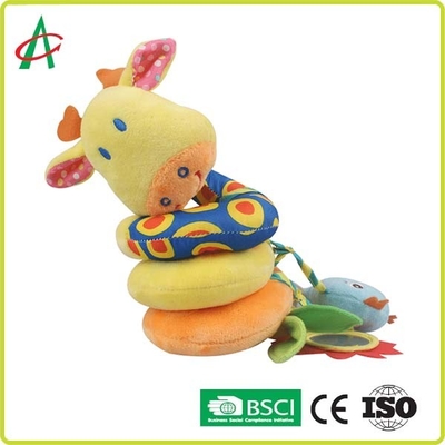 Soft boa Spiral Pram Toy 68cm*35cm With Plush Duck And Mirror