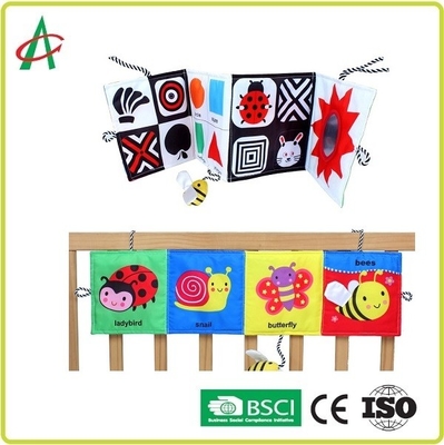 Foldable 58.5cm Soft Sensory Books For Babies Machine Washable