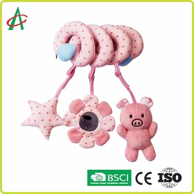 Newborn 20cm Spiral Pram Toy With Rattle And BB Squeaky