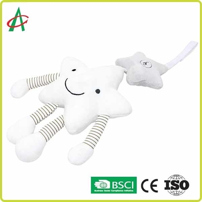 Star Shape Hanging Rattle Toys 38.5cm With Smile Emoji