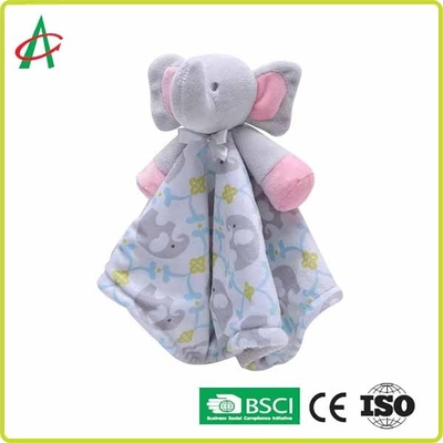 Soft Newborn Baby Teddy Blanket Comforter Elephant Comfort Blanket